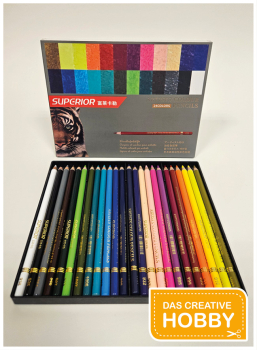 Artist colored pencils - case of 24 (superior)